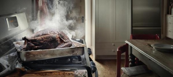 smoking turkey