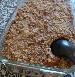 streuseled sweet potatoes